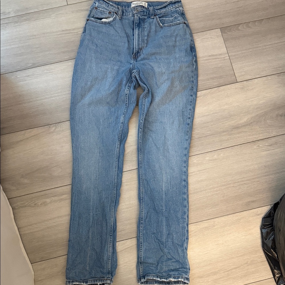 Abercrombie & Fitch High Rise Blue Jeans